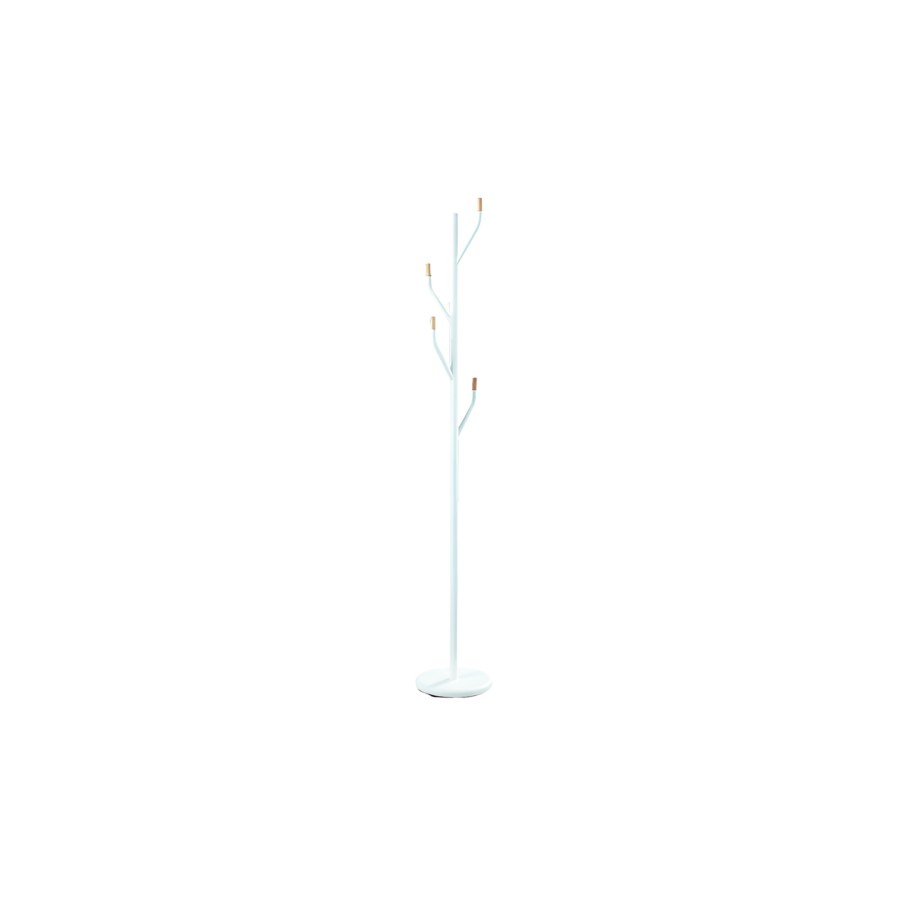Porte-Manteau 175Cm - Blanc Rangement pratique