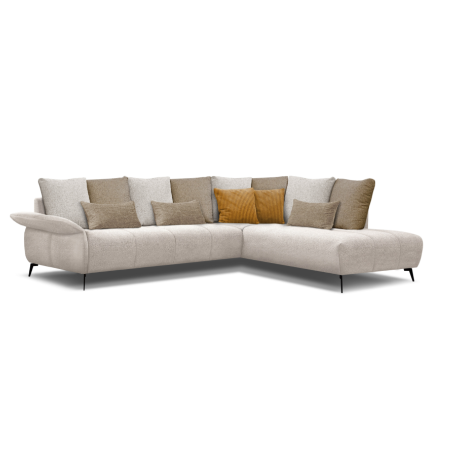 Canape D'Angle Droit Dressen Avec Accoudoir Inclinable Essentiel HIVER