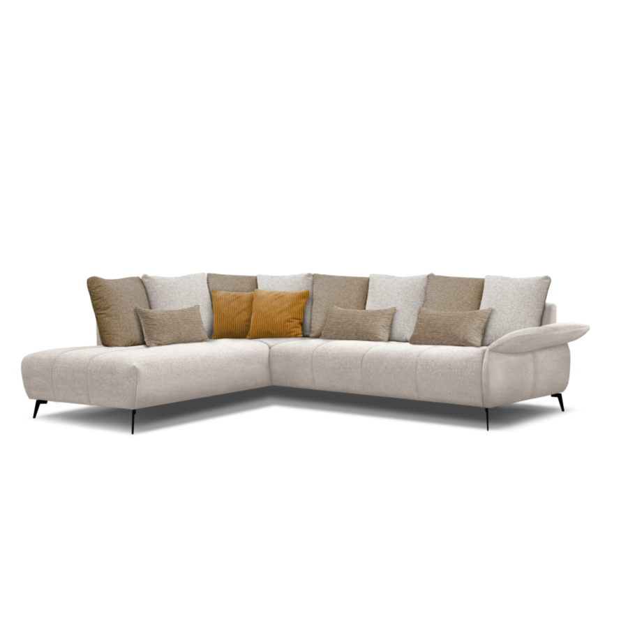 Canape D'Angle Gauche Dressen Avec Accoudoir Inclinable Essentiel HIVER