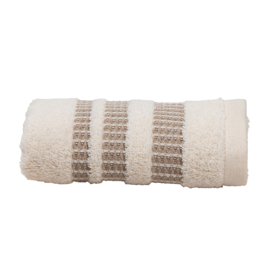 Serviette Bain Chloe - Beige Textile