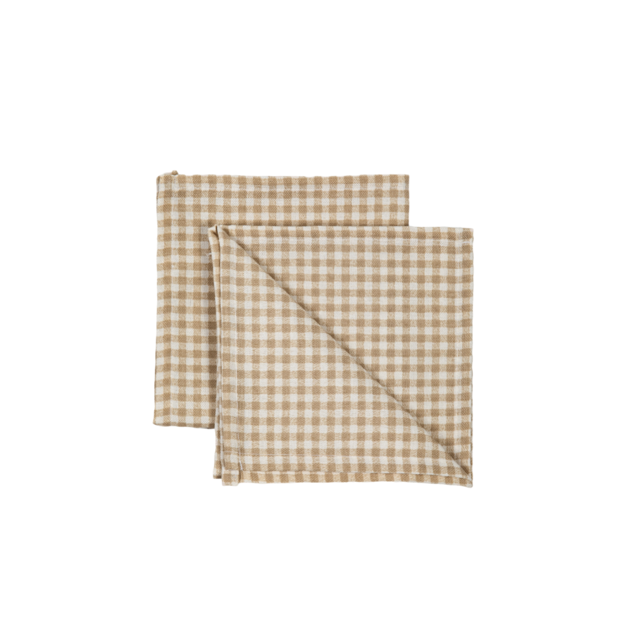Pack Serviettes Fall - Beige / Blanc Nappe et serviettes