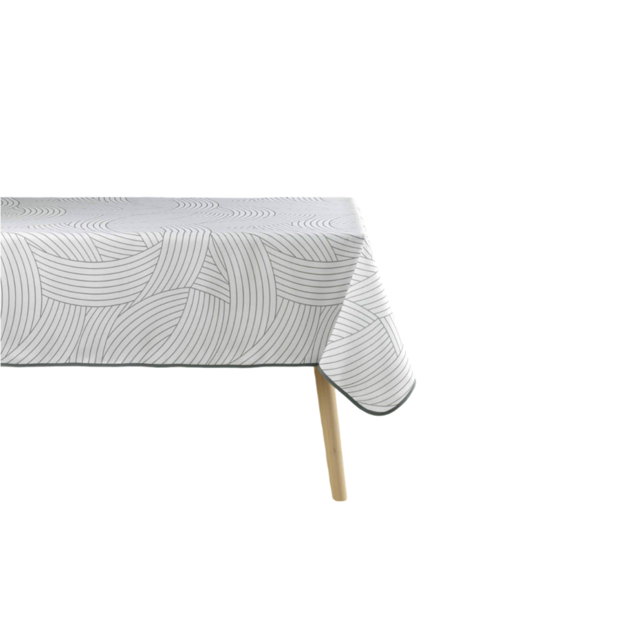 Nappe Décoratif Linea 150X240Cm - Blanc Promos printemps