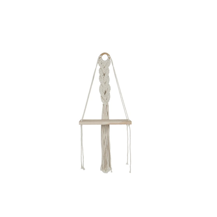 Étagère Murale Décorative Boho 25Cm - Beige Décors à accrocher