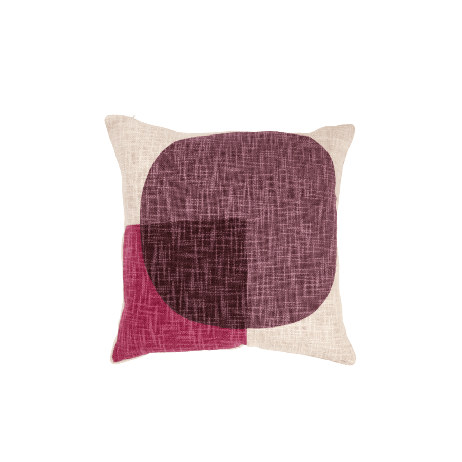 Coussin Décoratif Abstrait 45X45Cm - Multicouleur Textile