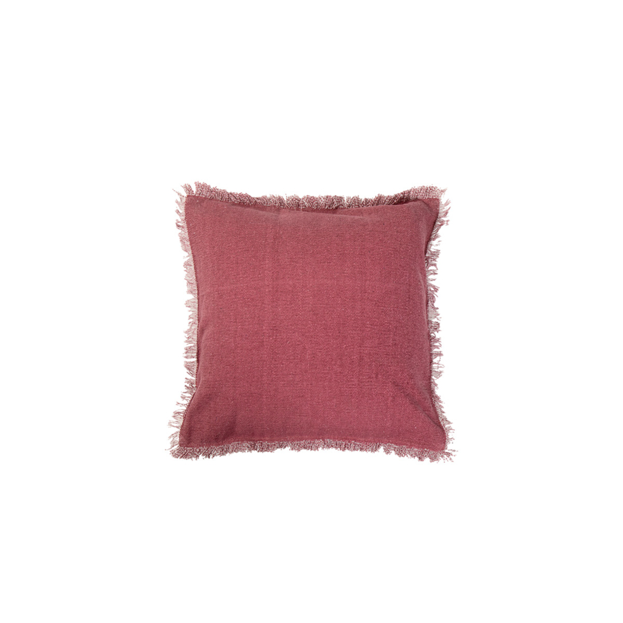 Coussin Décoratif 45X45Cm - Rouge Clair Textile