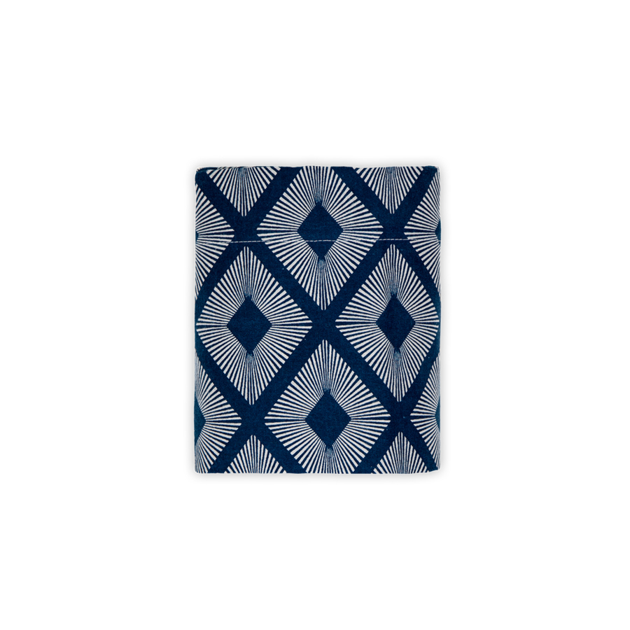 Drap Plat Losange - Bleu Marine Textile