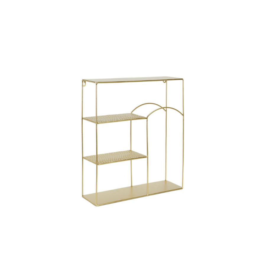 Étagère Martele Alia - Doré Déstockage