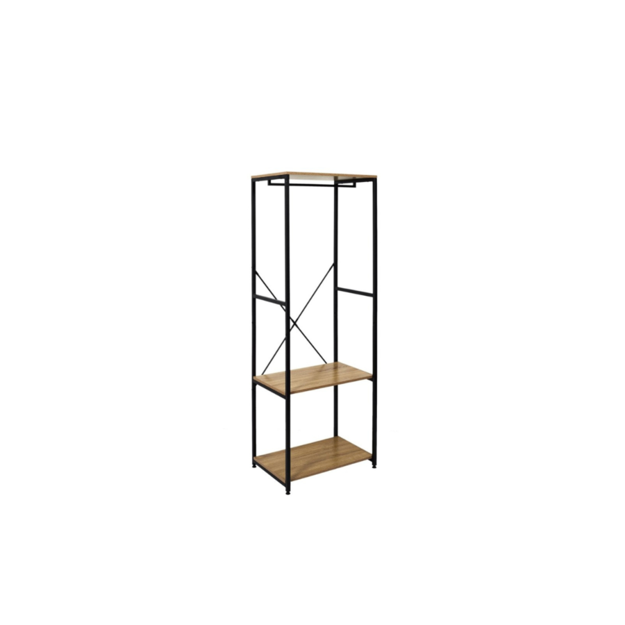 Portant À Vêtements Stan - Beige / Noir Soldes été vague 2