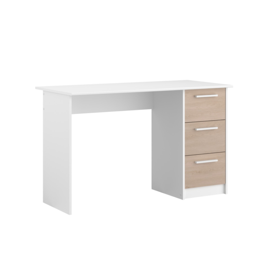 Bureau Infinity - Chêne / Blanc Bureaux