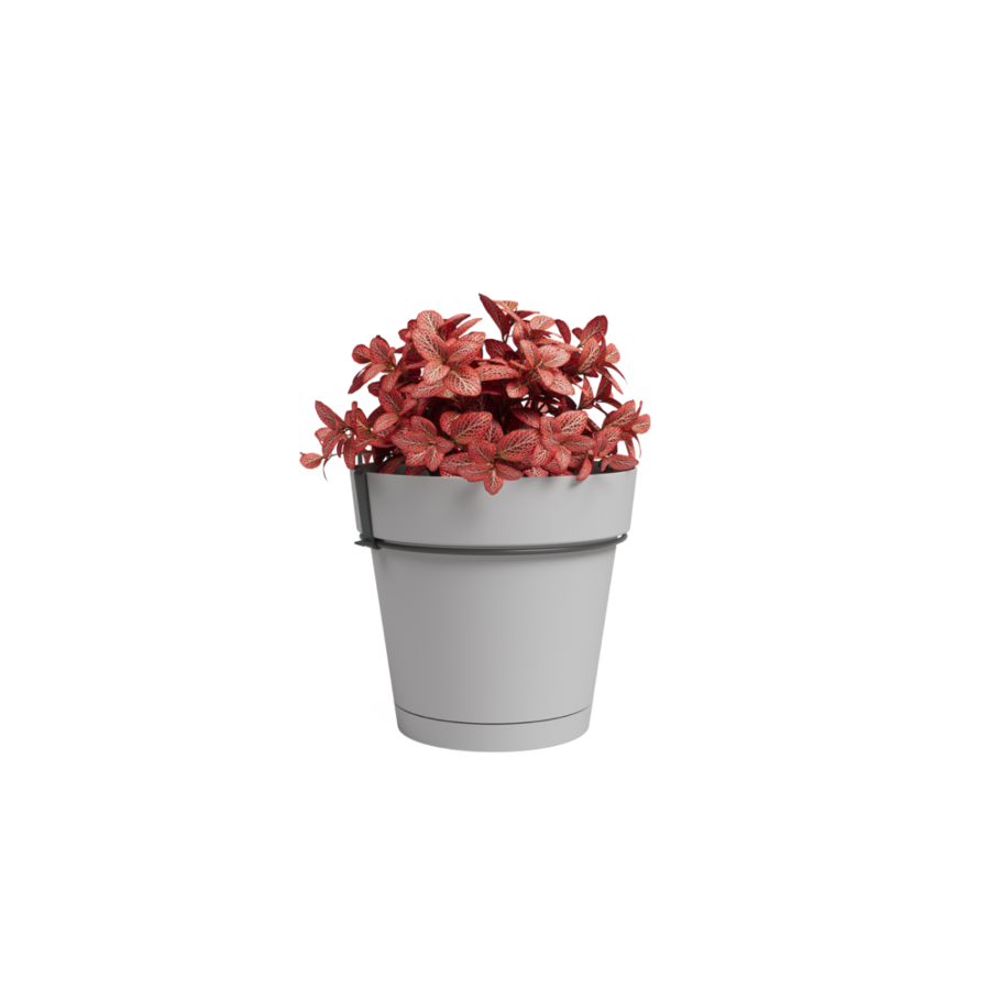 Pot Capri + Réservoir D'Eau 20Cm - Gris Clair Soldes été vague 2