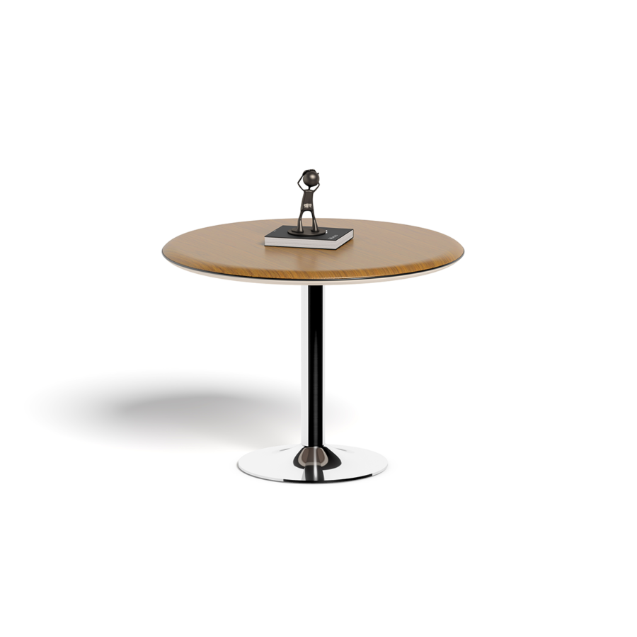 Table De Reunion Majesty - Marron / Beige Bureau Professionnel