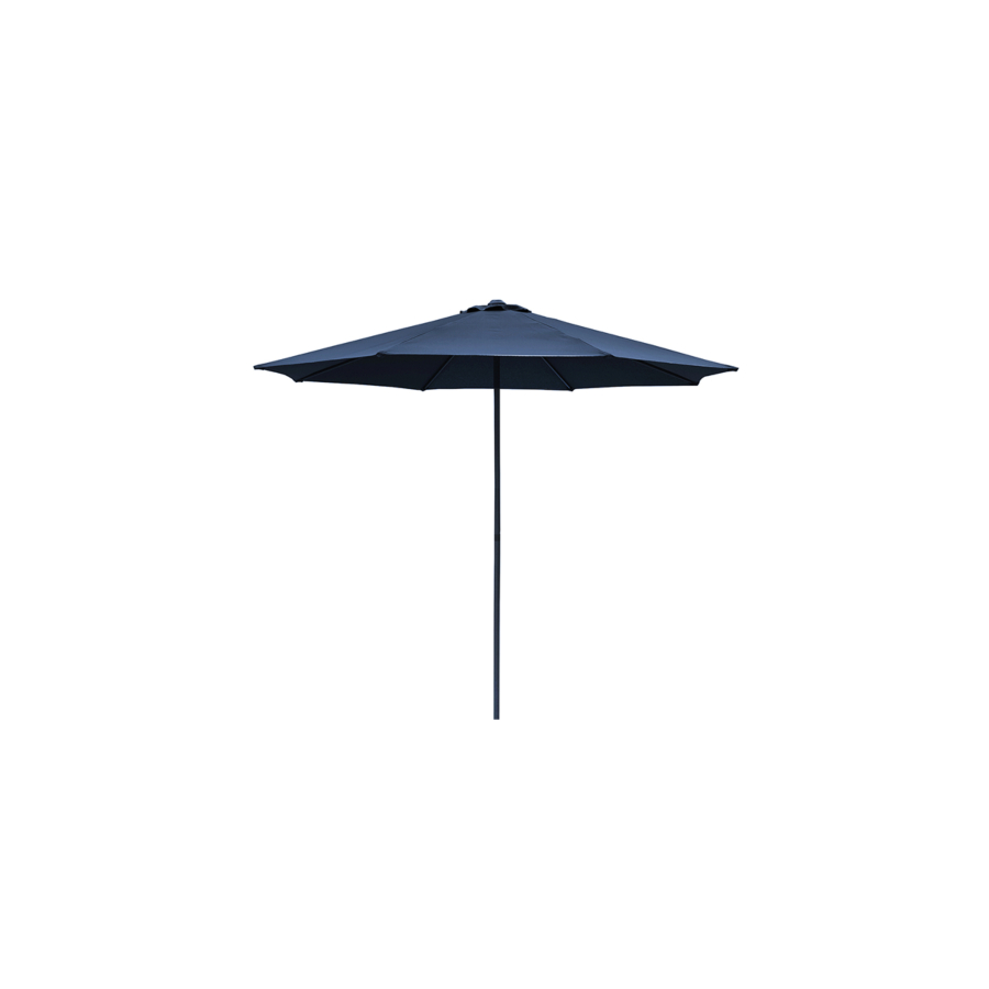 Parasol Sunrise Droit Avec Airvent 270Cm - Bleu Déstockage