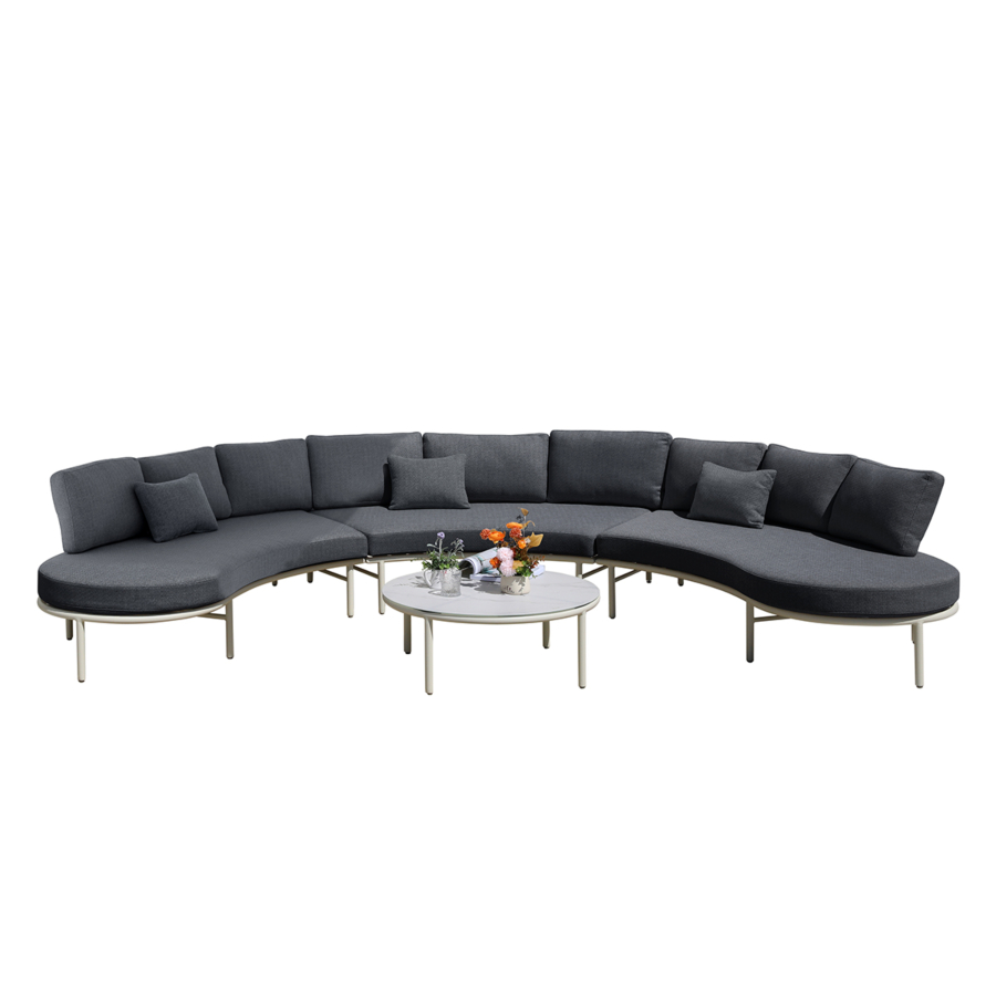 Coin Jardin Comfort Zone - Gris Foncé Liquidations Jardin