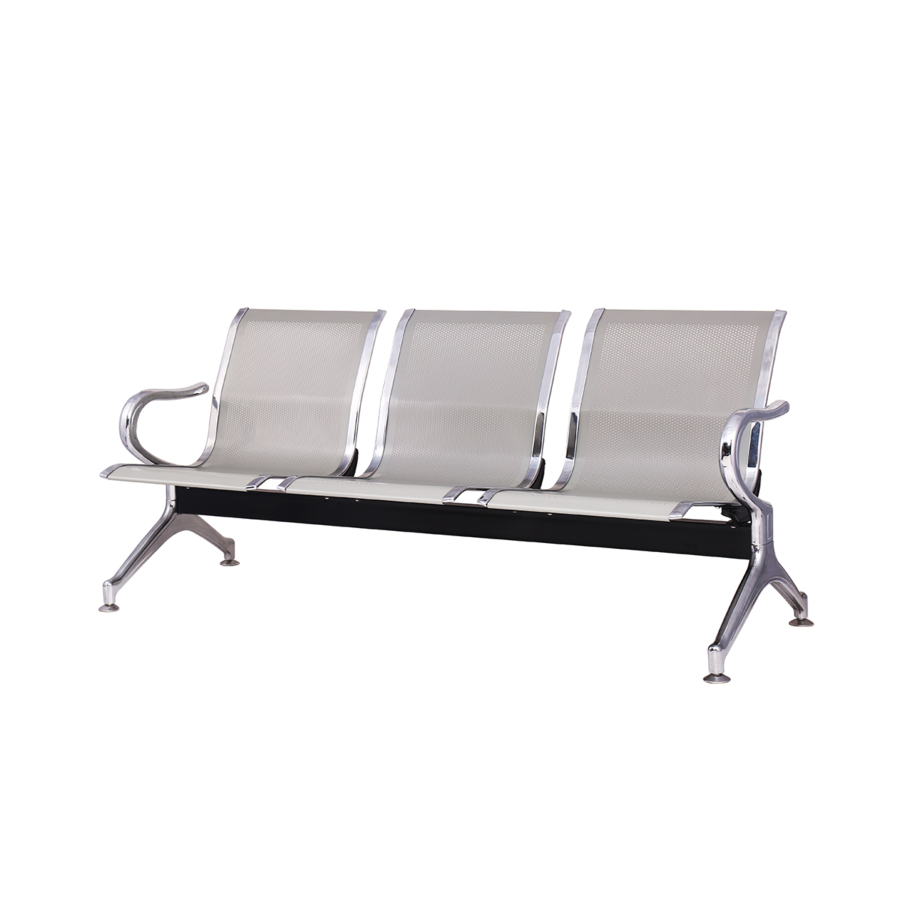Banc D'Acceuil Godot 3 Places - Argenté Canapé d'accueil