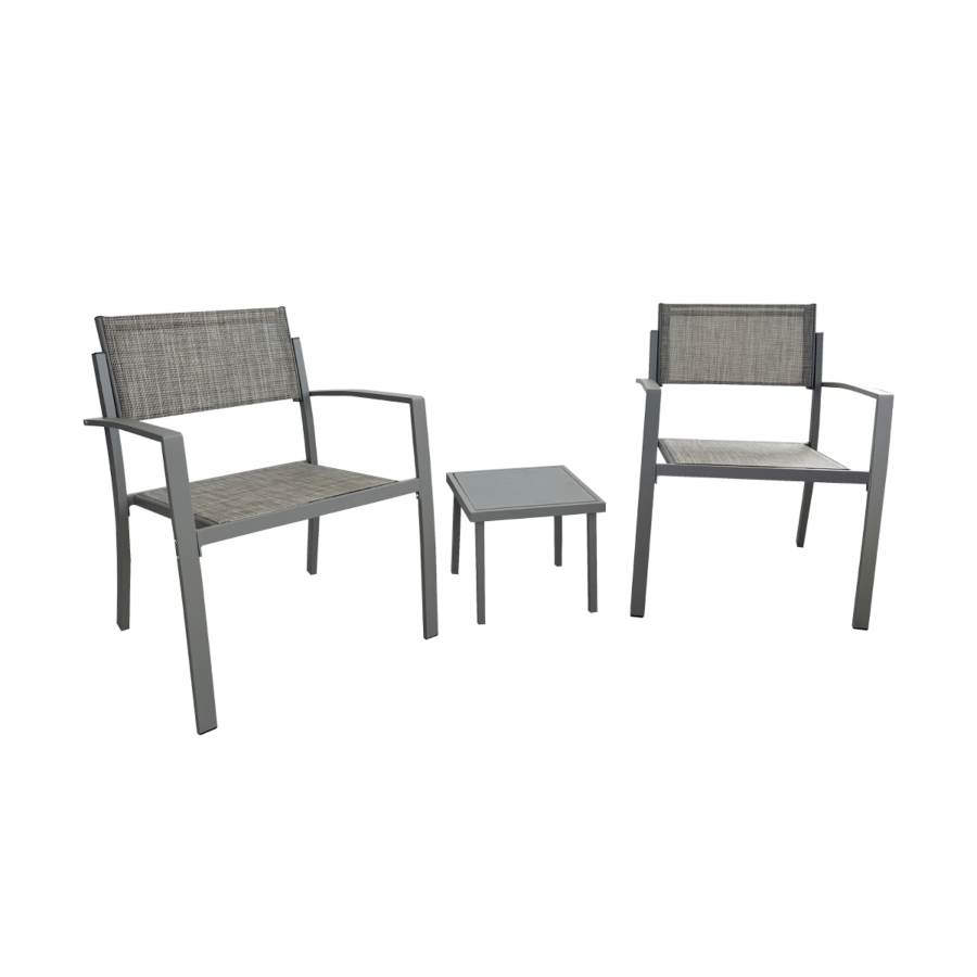 Set Balcon Chill Out - Grège Déstockage
