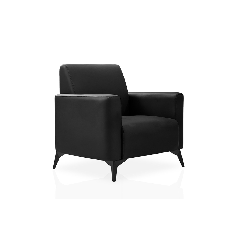 Fauteuil De Bureau Essentiel 1 Place - Noir Canapé d'accueil