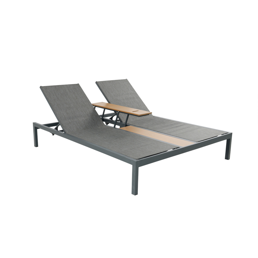 Bain De Soleil Sunny Life Double - Gris Fonce Soldes été vague 2