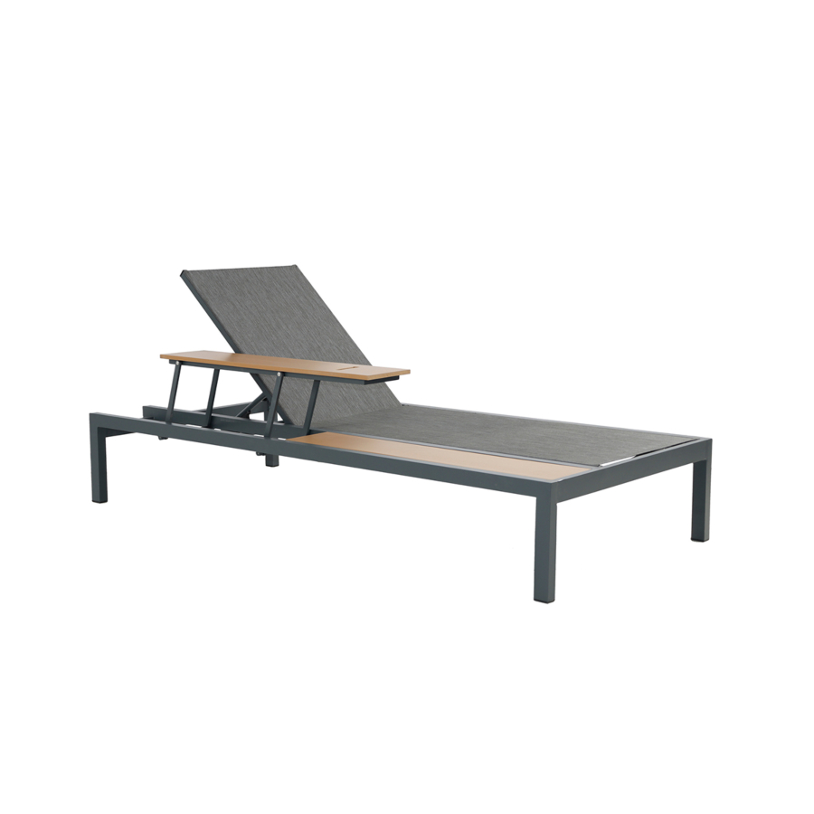 Bain De Soleil Sunny Life Single - Gris Fonce Meubles jardin