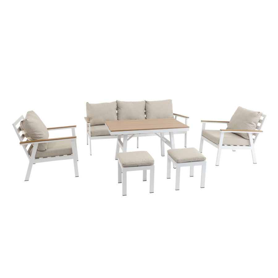 Salon De Jardin New Nevada - Beige Meuble extérieur