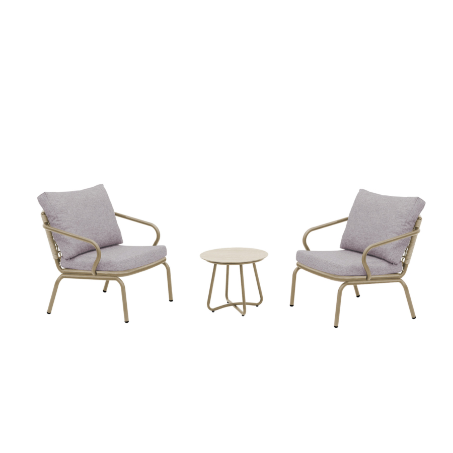 Set Balcon Alicia Avec Table Basse Déstockage