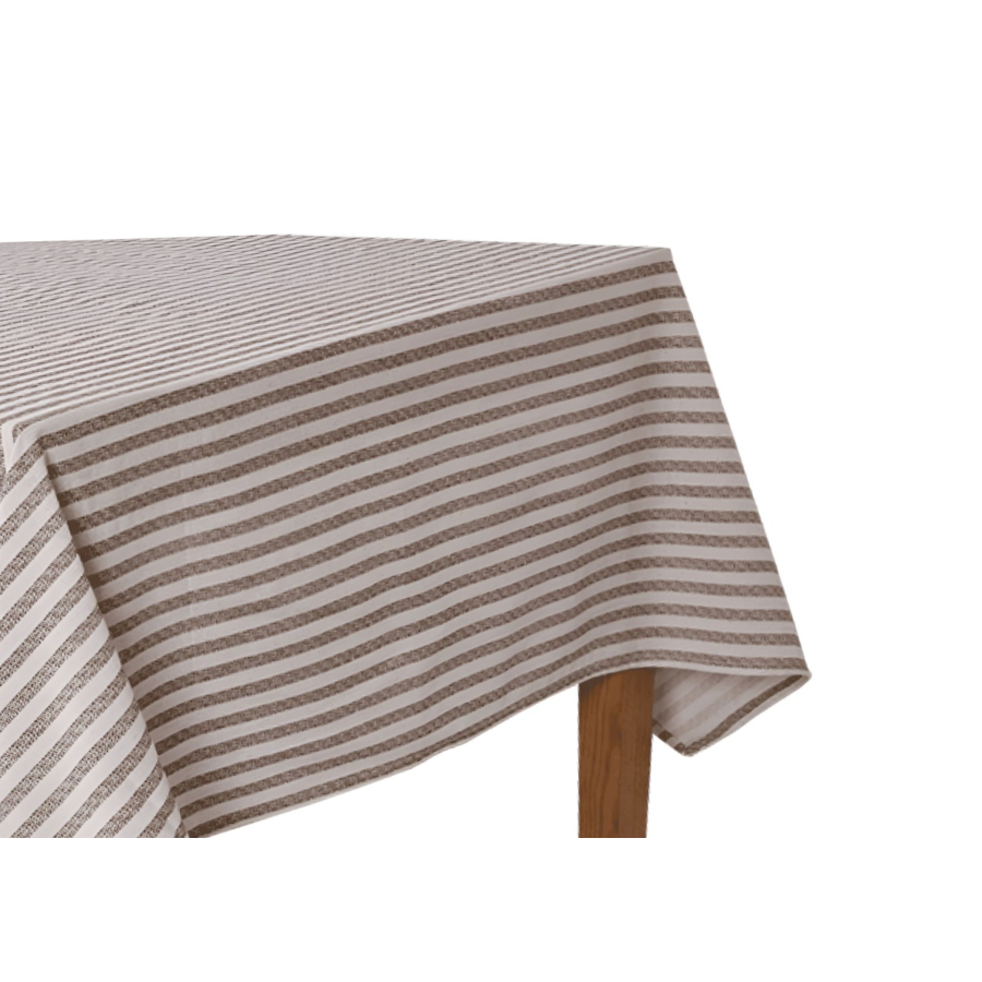 Nappe Imprimé 140X180Cm - Beige Linge de table