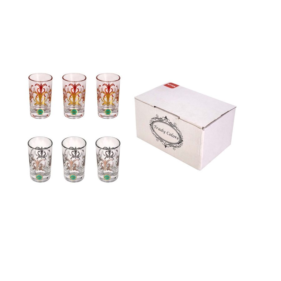 Pack De 6 Verres Trady Colore - Multicouleur Art de la table Ramadan