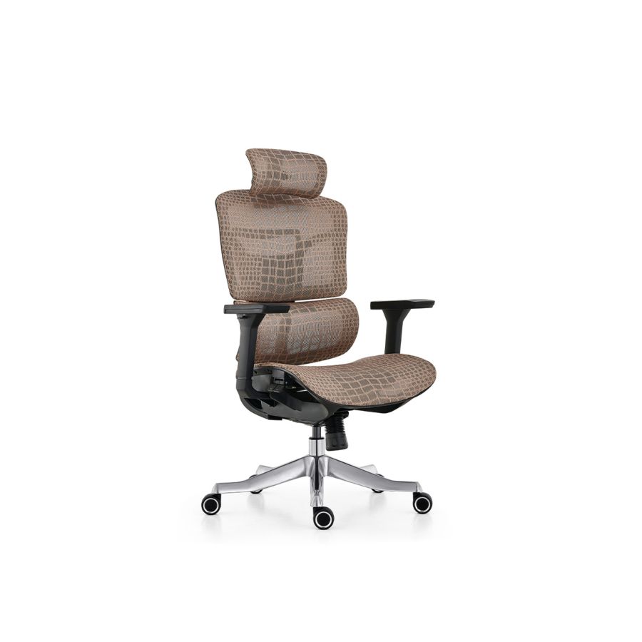 Fauteuil Président Ergosupport - Marron Déstockage