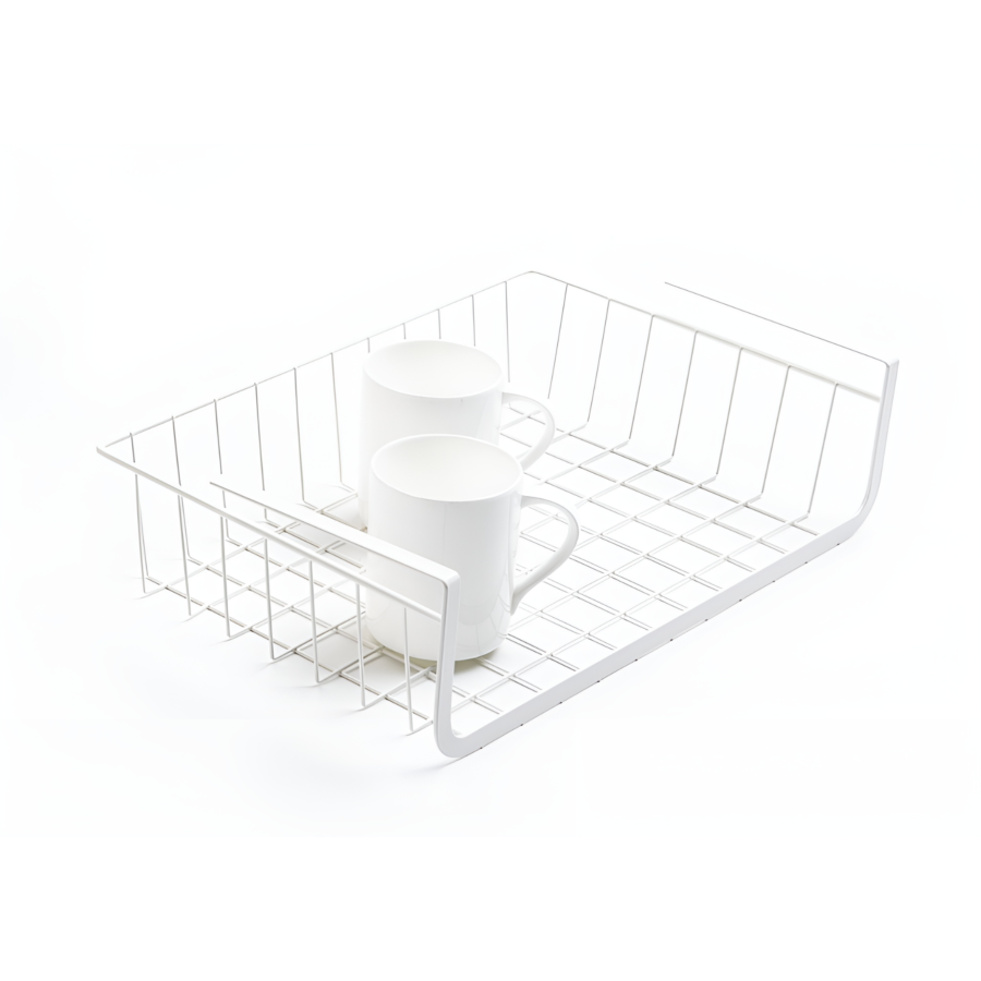 Support De Rangement En Métal 39,5Cm - Blanc Accessoires salle de bain