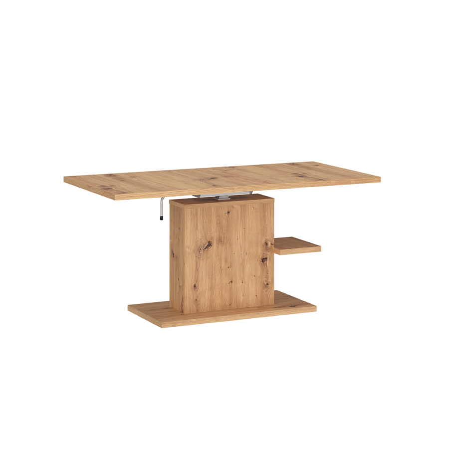 Table Basse Ajustable Cortado Artisan Oak - Beige Séjour