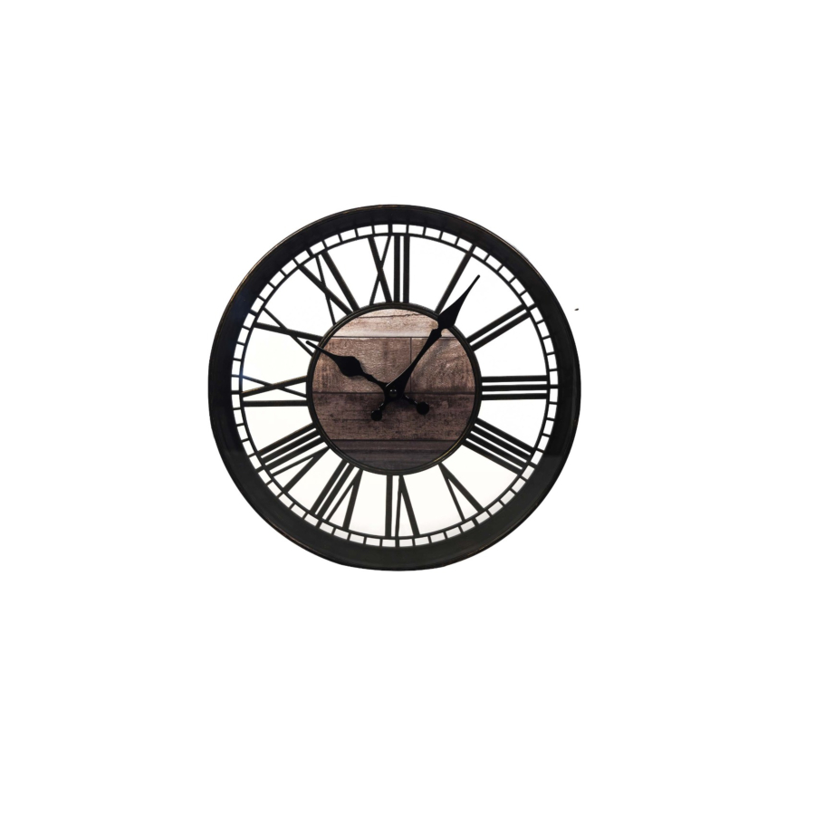 Horloge Murale 30.5X30.5X4Cm -Noir Offres Ramadanesques