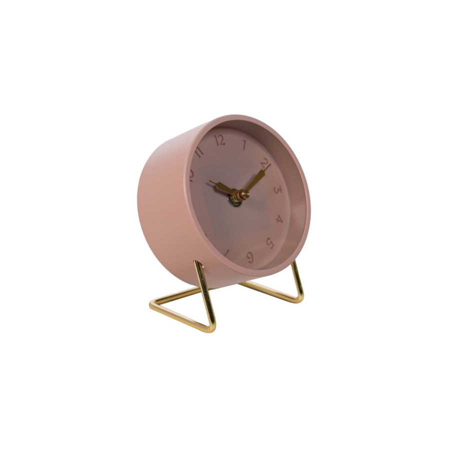 Horloge Sur Pied 12.3X15X11Cm - Beige Nude Décorations
