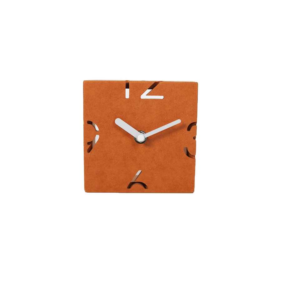 Horloge Murale 12X4.5X12Cm - Orange Offres Ramadanesques