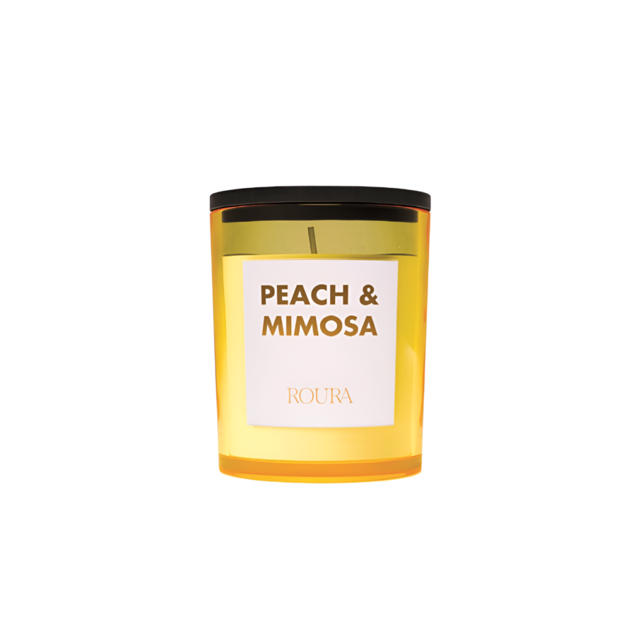 Bougie Parfumée En Porcelaine Avec Couvercle - Jaune Décoration