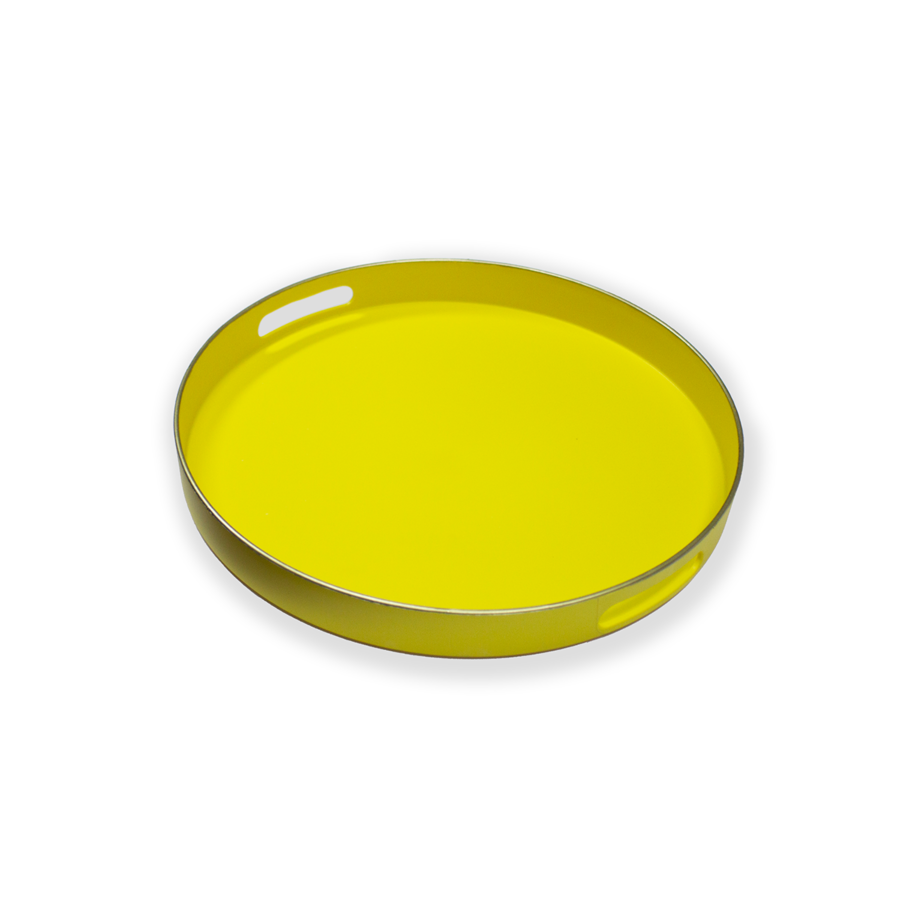 Plateau Authentique 35X35Cm - Jaune Art de la table