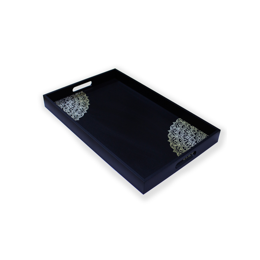 Plateau Oxford 55X35 Cm - Noir Art de la table