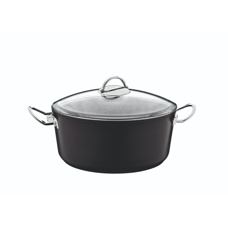 Marmite 8,70L Granite Avec Manche - Noir Préparations culinaires
