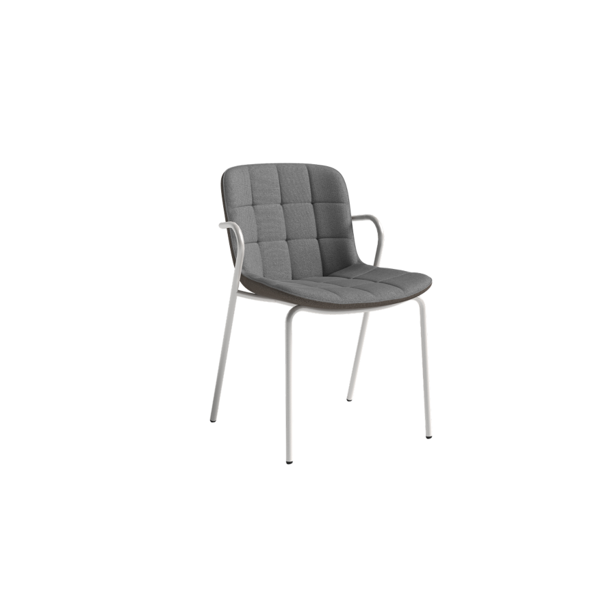 Chaise Rae Avec Accoudoir - Marron Séjour