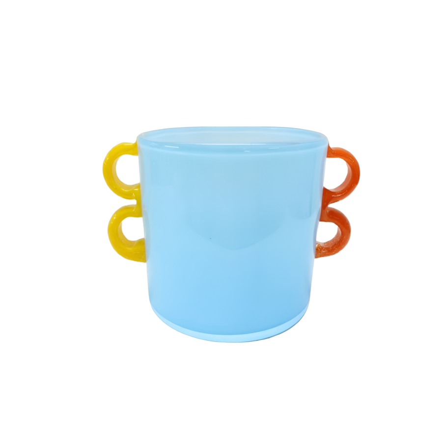 Vase Camilo 20X15,5X15Cm – Bleu Clair Vases décoratifs