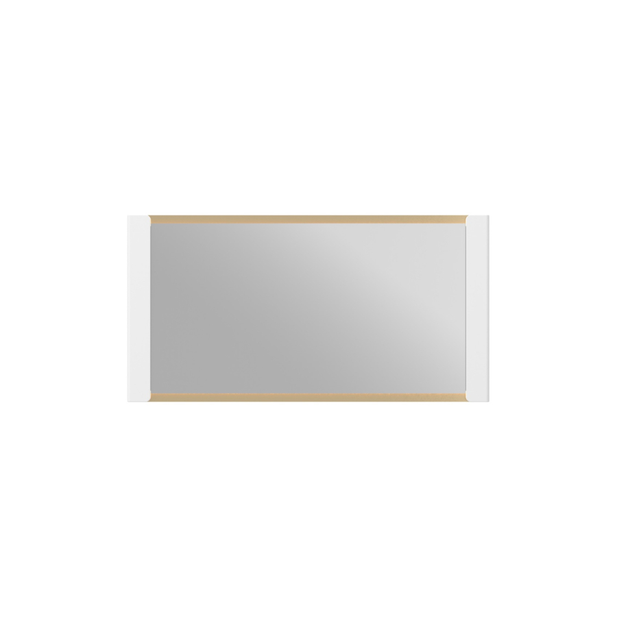 Miroir Lazio - Blanc / Doré Séjour