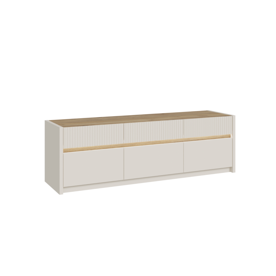 Meuble Tv Oak Squere - Beige Séjour