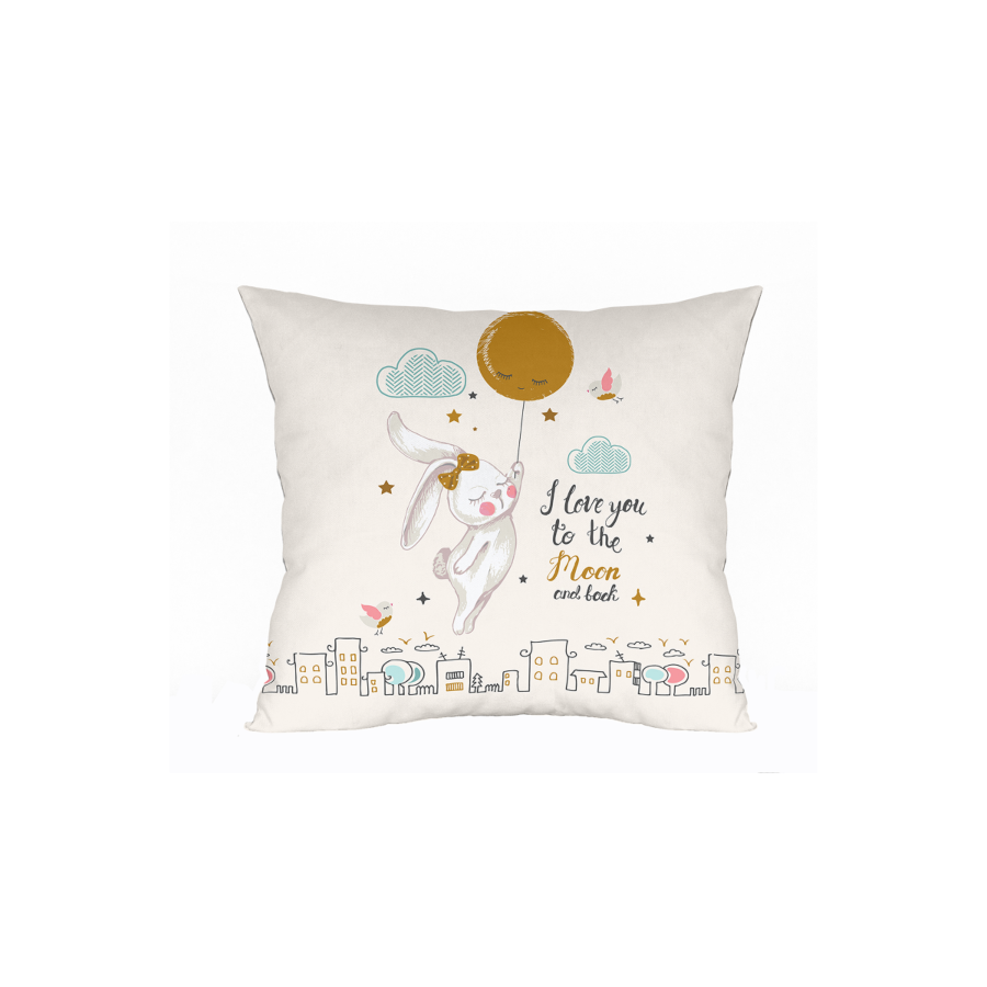 Coussin Enfant Lapin – Multicouleur Essentiel HIVER