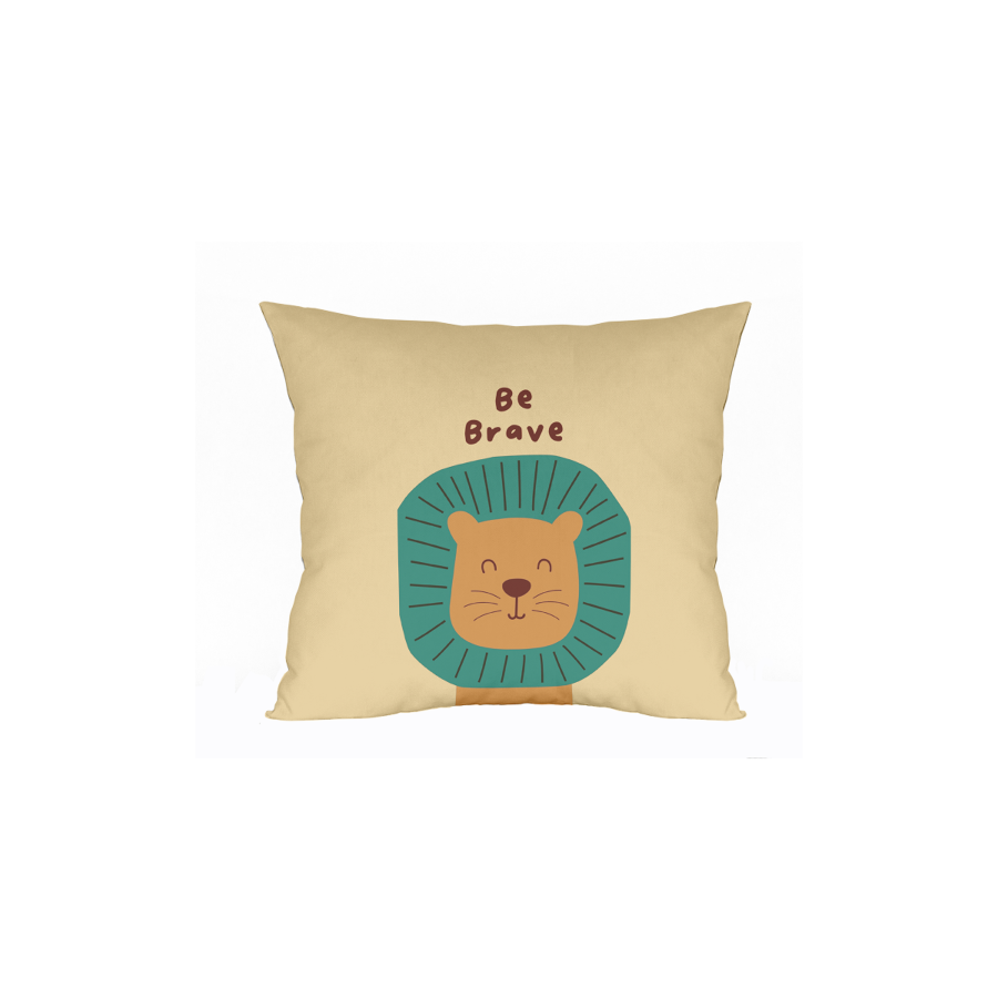 Coussin Enfant Lion – Multicouleur Essentiel HIVER