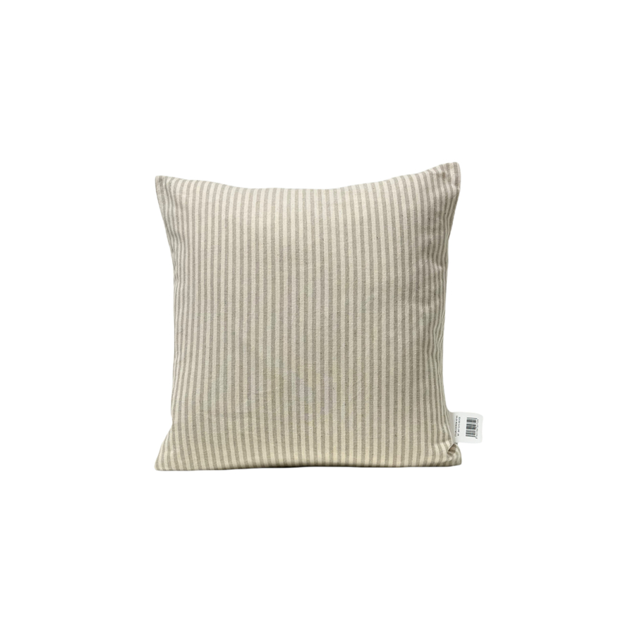Coussin Exterieur Rayé 45X45Cm – Beige Textile