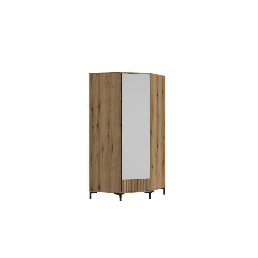 Armoire De Coin Ricko 1 Porte - Chêne Chambre enfant