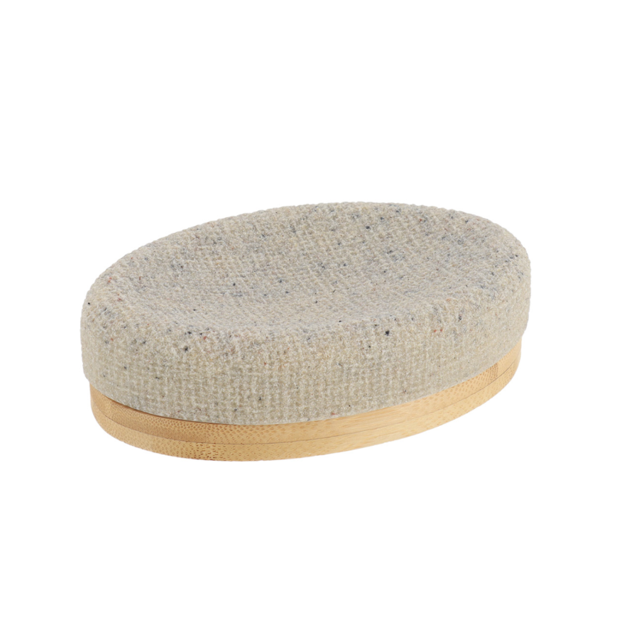 Porte Savon Effet Maille Et Bambou - Naturel Offres Ramadan