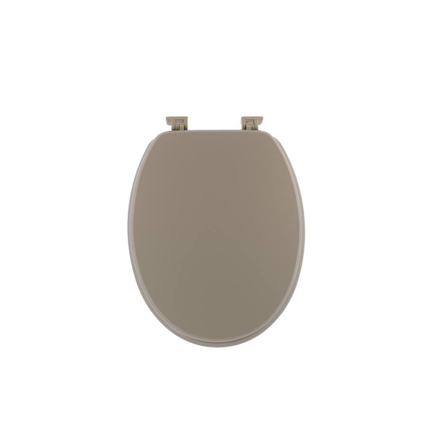 Abattant Wc 18 Pouces Attaches Plastiques - Taupe Brosses WC