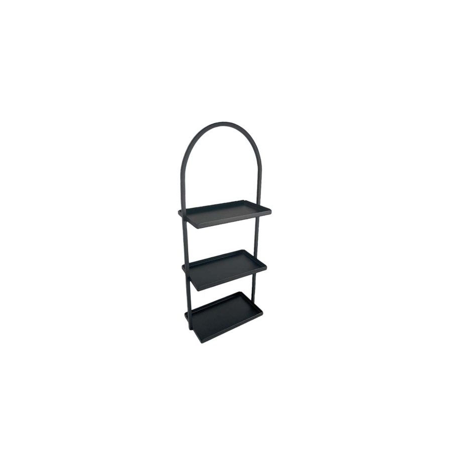 Serviteur 3 Etages 48/20Cm- Noir Serviteurs