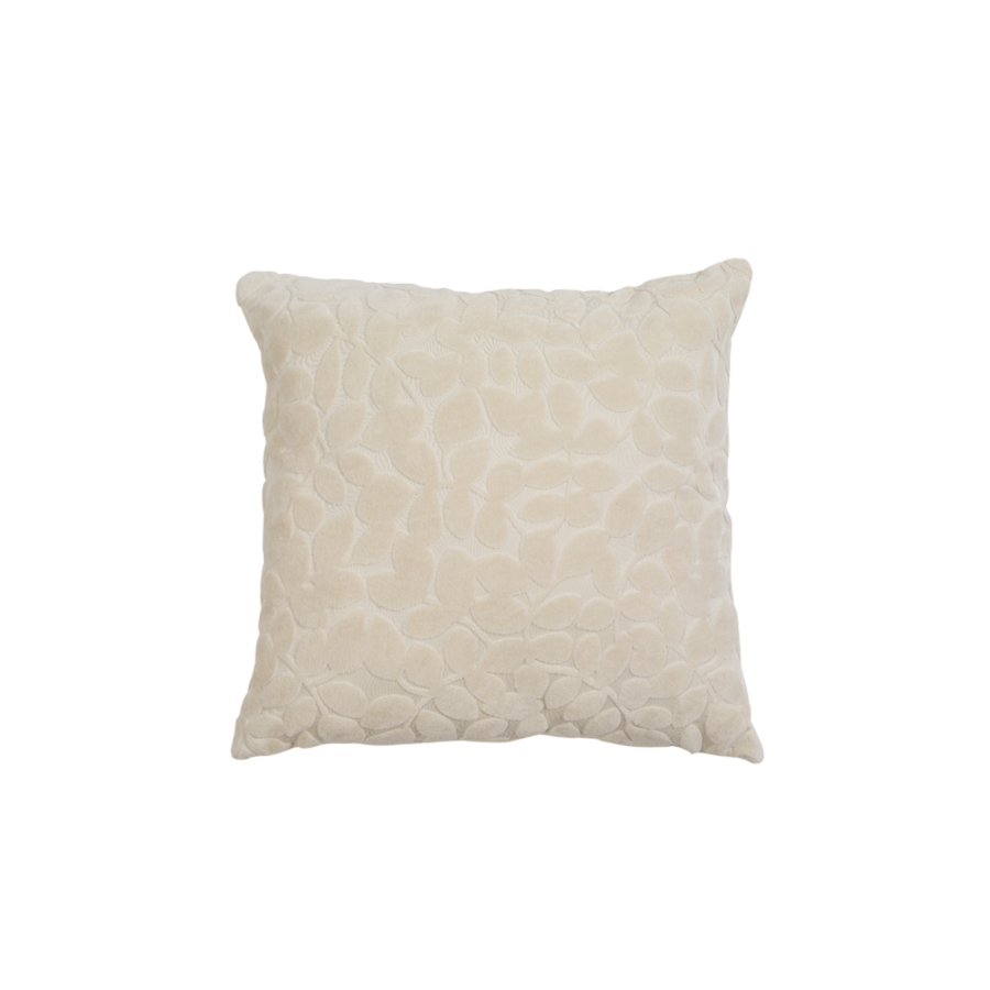 Coussin Avec Zip Et Remplissage 45X45Cm - Écru Essentiel HIVER