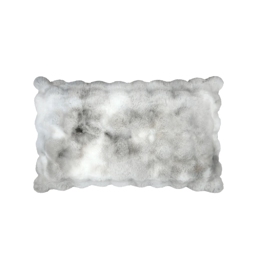 Coussin Fourrure Nebraska 50X80Cm - Perle Essentiel HIVER