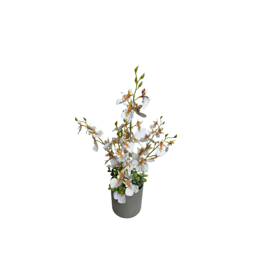 Plante Artificielle Orchidée Avec Pot 43Cm - Multicouleur Offres Ramadanesques